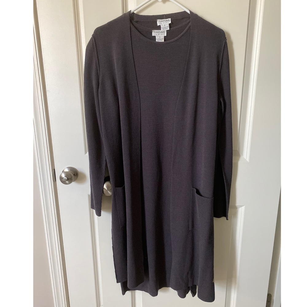 Vintage 90s Cardigan/Dress Set